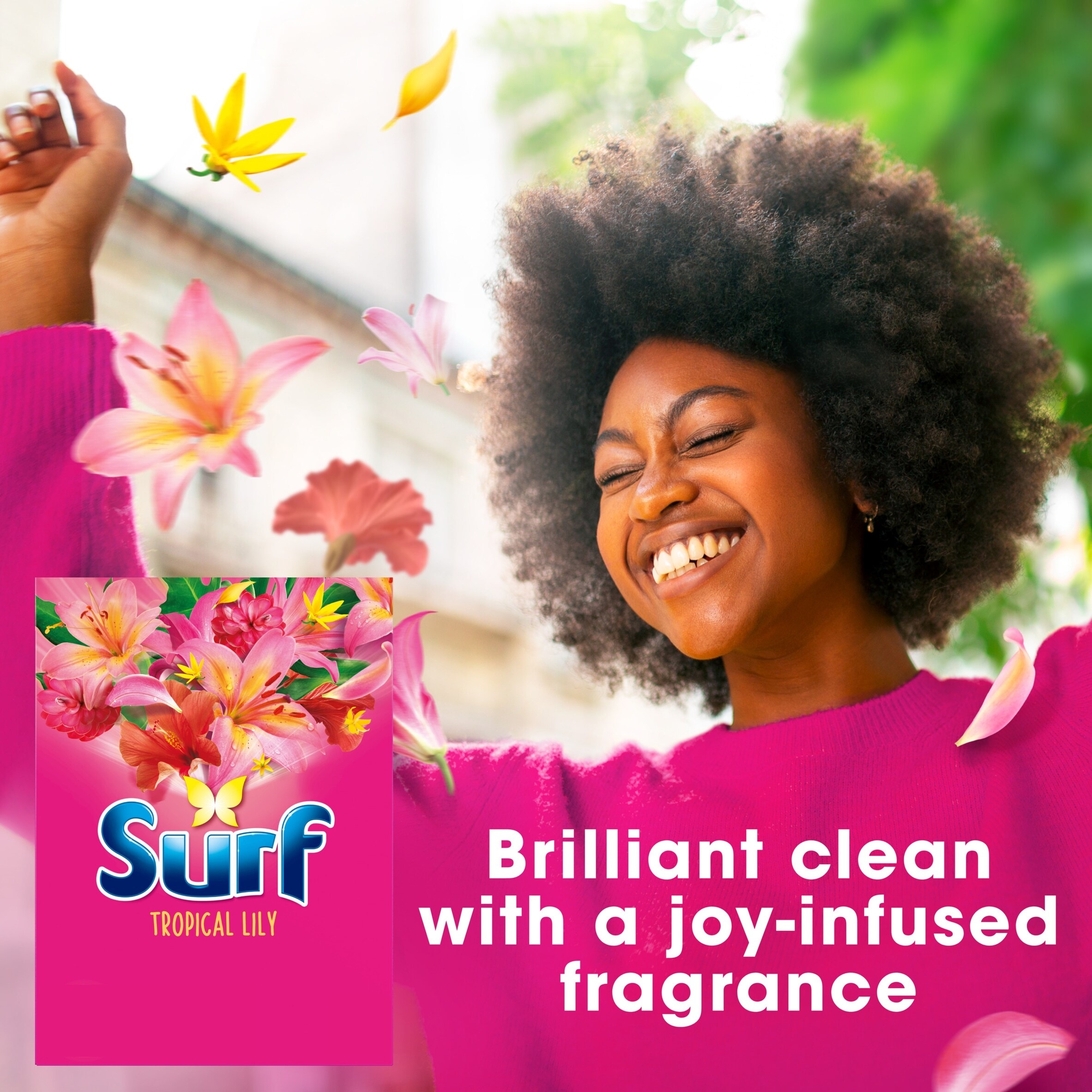 Surf Tropical Lily Laundry Washing Detergent Powder 75 Washes 3750g thumbnail 2