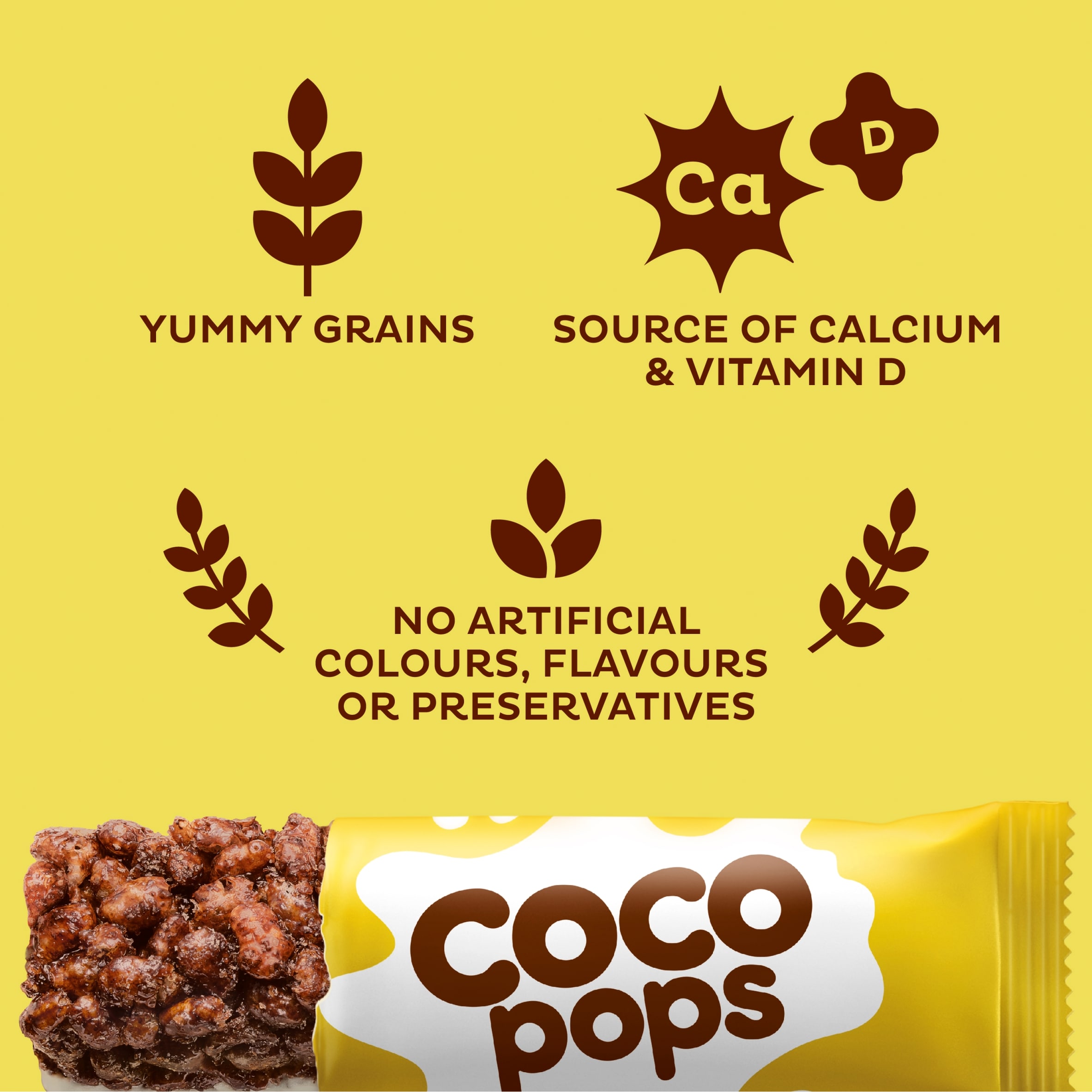 Kellogg's Coco Pops Chocolate Cereal Milk Snack Bars 4x20g thumbnail 2