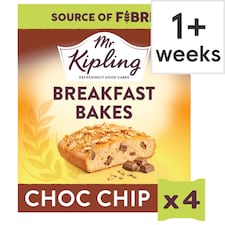 Mr Kipling Breakfast Bakes Chocolate Chip Snack Cakes 4 pack
