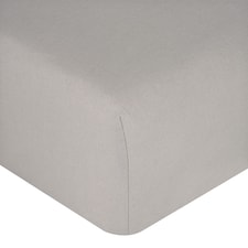 F&F Home Mid Grey Cotton Rich Fitted Sheet Double