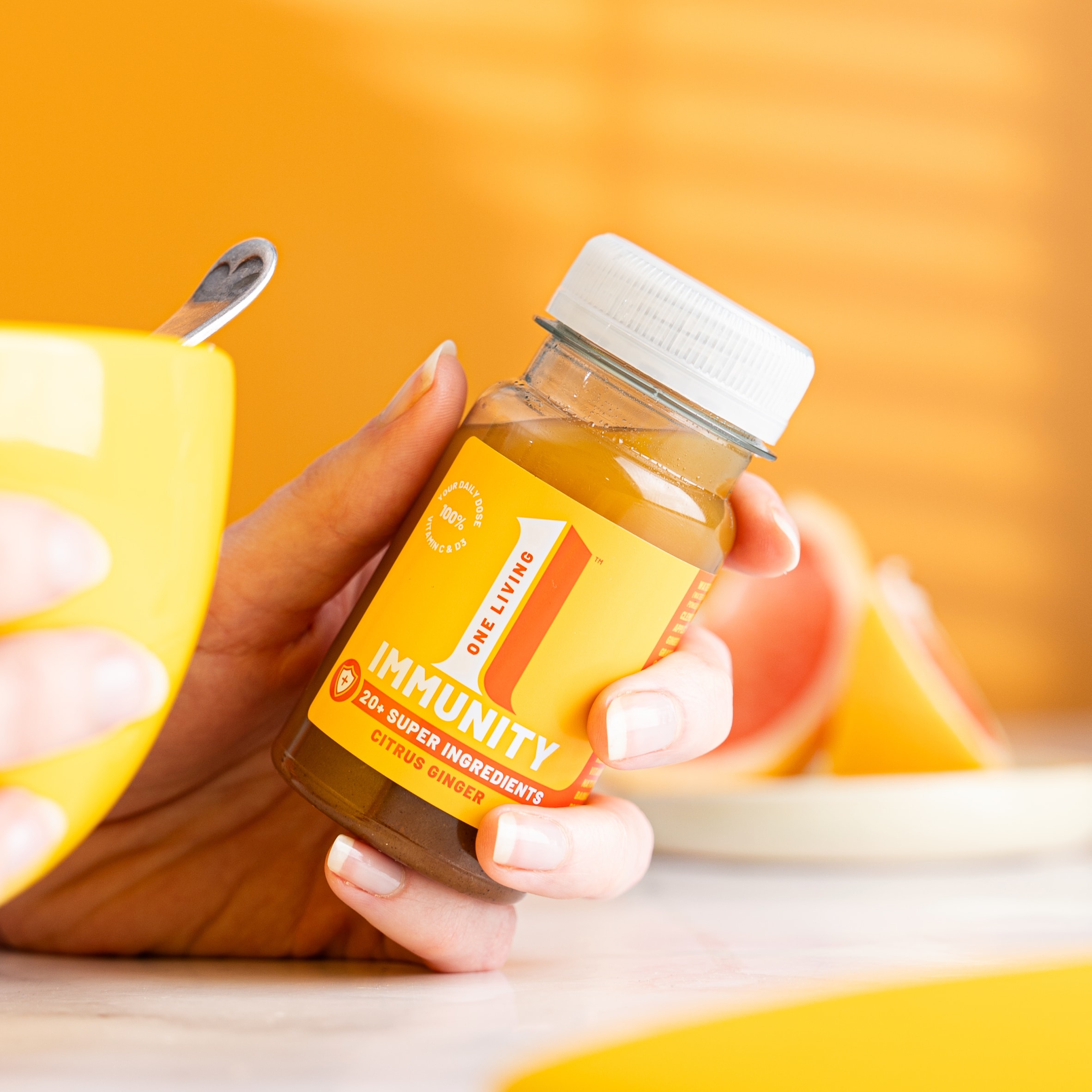One Living Citrus Ginger Immune Health Shot 100ml thumbnail 5