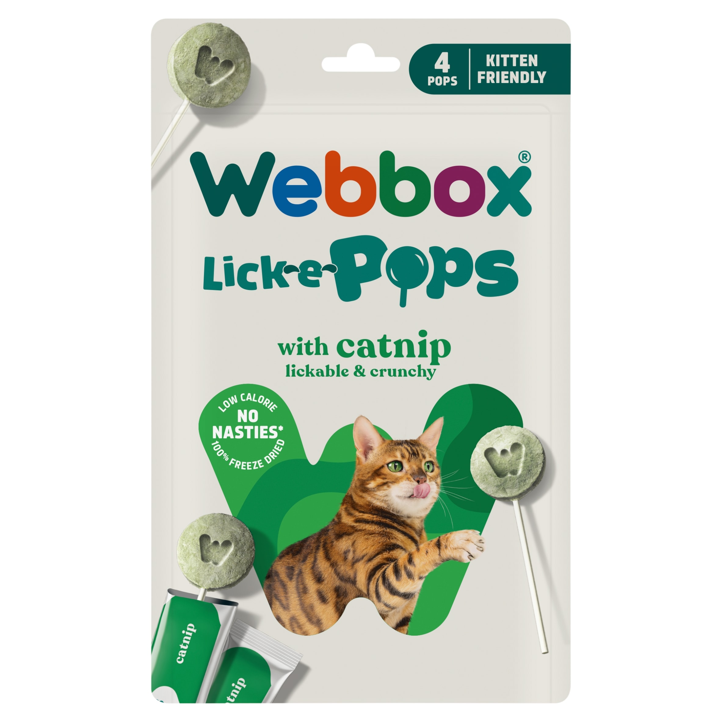 Webbox Cat 4 Lick e Pops with Catnip 5.6g