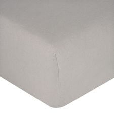 F&F Home Mid Grey Cotton Rich Fitted Sheet Single