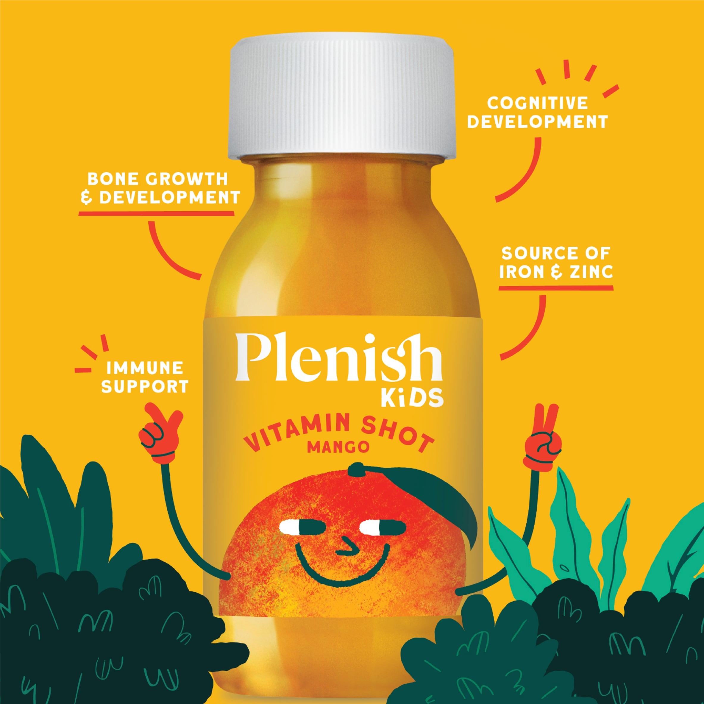 Plenish Kids Mango Vitamin Shot 60ml thumbnail 3