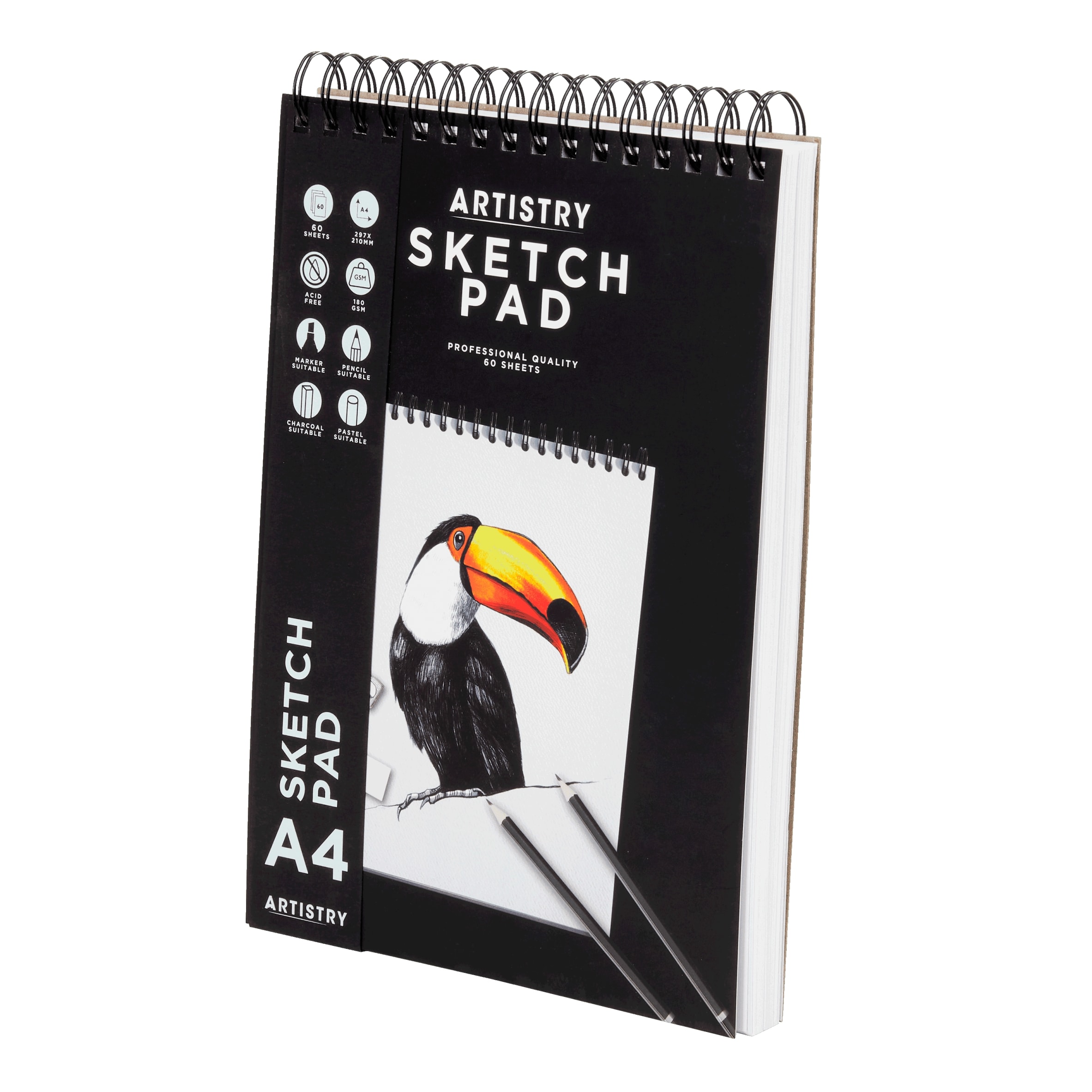 Artistry A4 Sketch Pad 60 Sheets