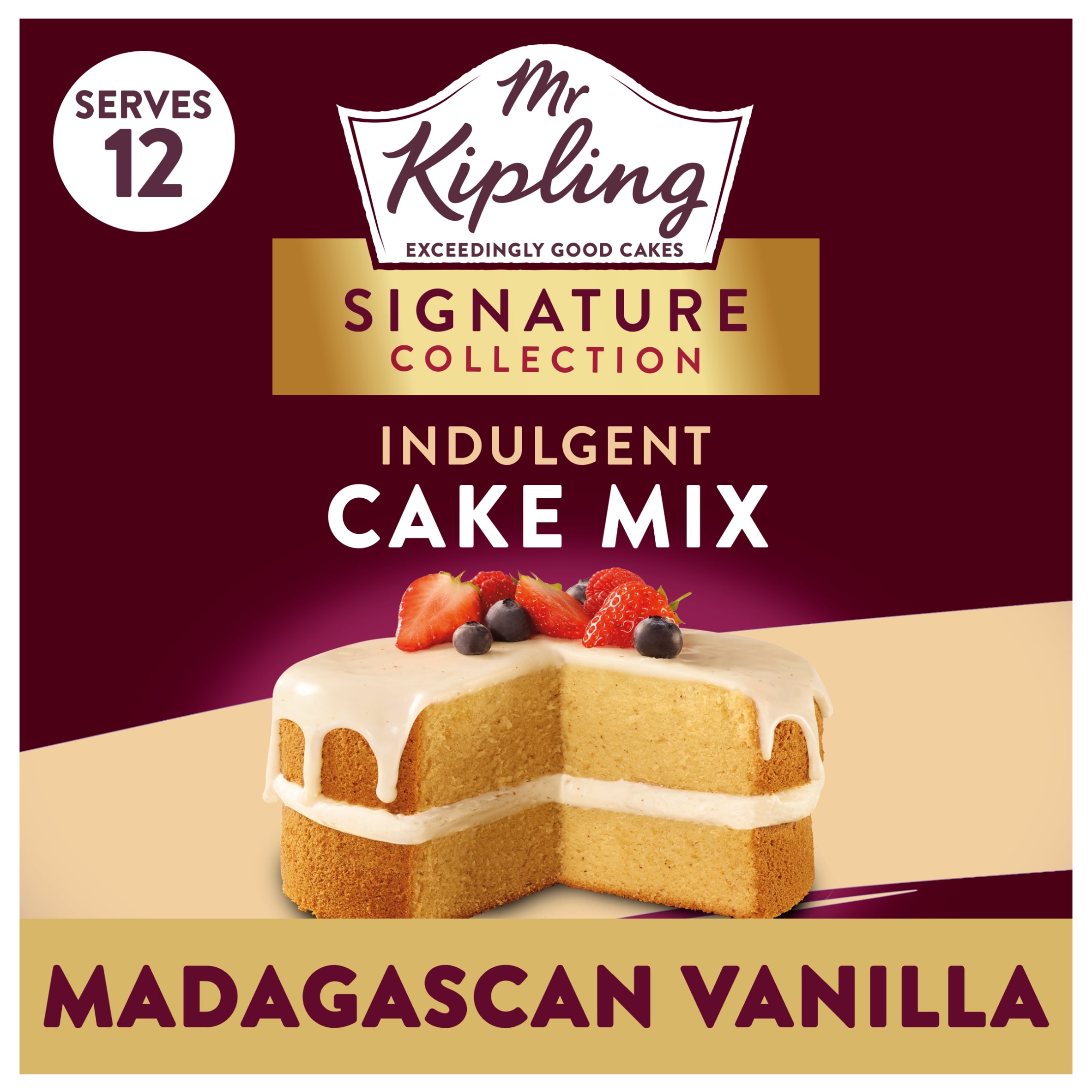 Mr Kipling Signature Baking Madagascan Vanilla Cake Mix 425g