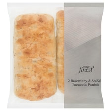 Tesco Finest Rosemary and Sea Salt Focaccia Panini 2 Pack thumbnail 2