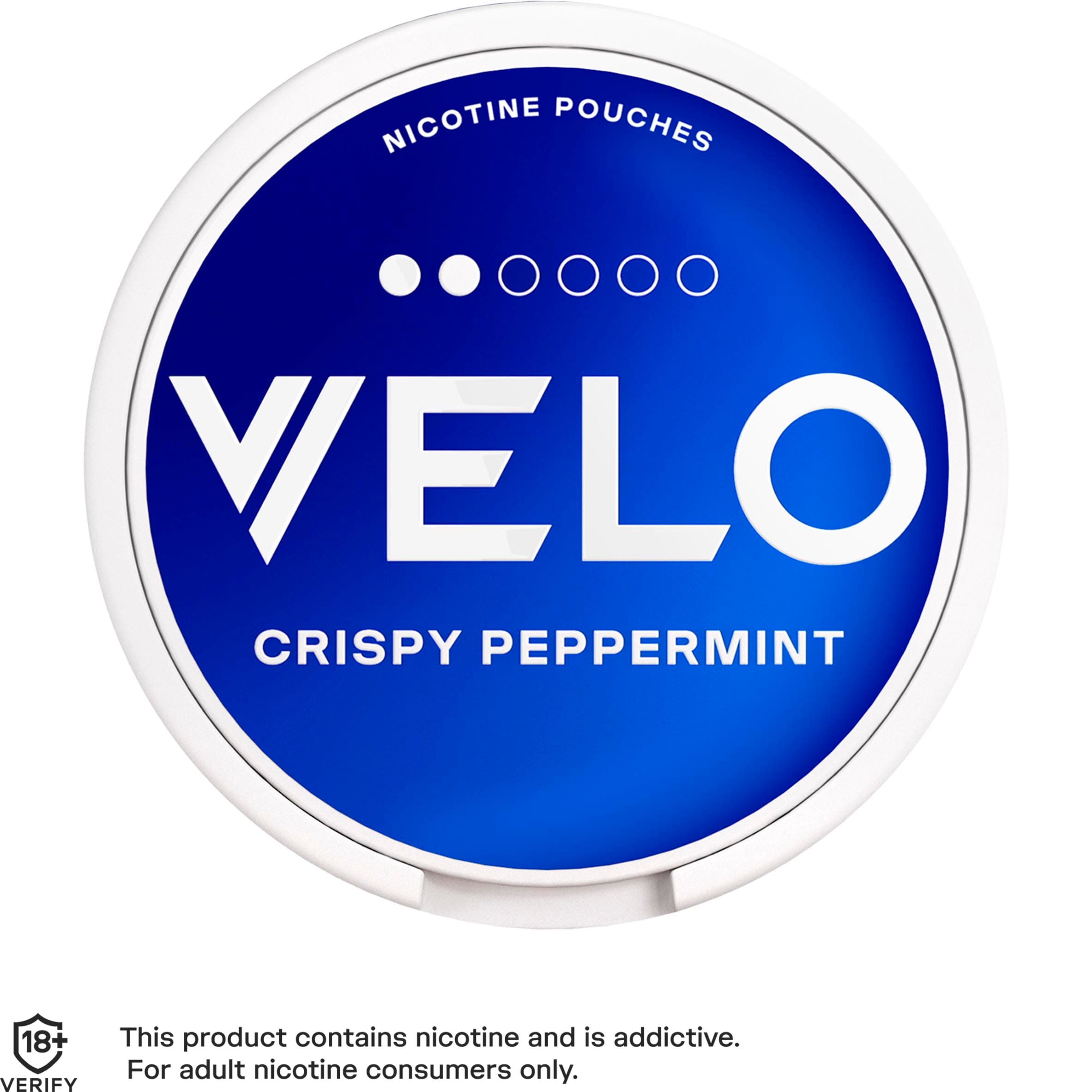Velo Crispy Peppermint 6mg Nicotine Pouches 20 Pack thumbnail 2
