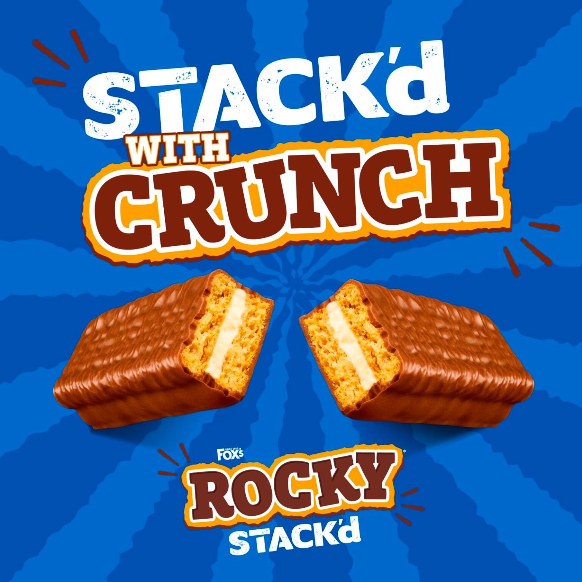 Rocky STACK'd Vanilla Cream 6pk x 25g thumbnail 4