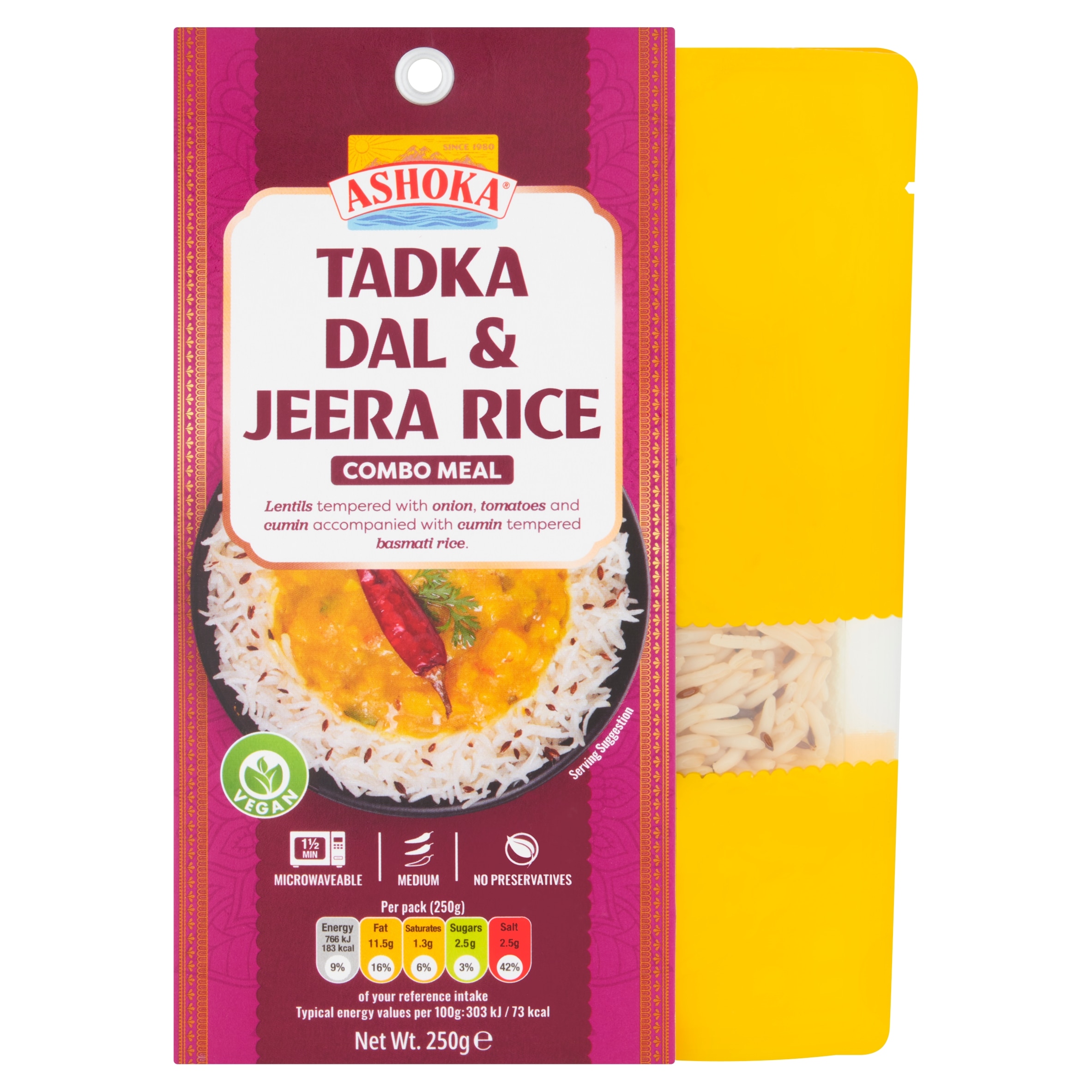 Ashoka Tadka Dal with Jeera Rice 250g