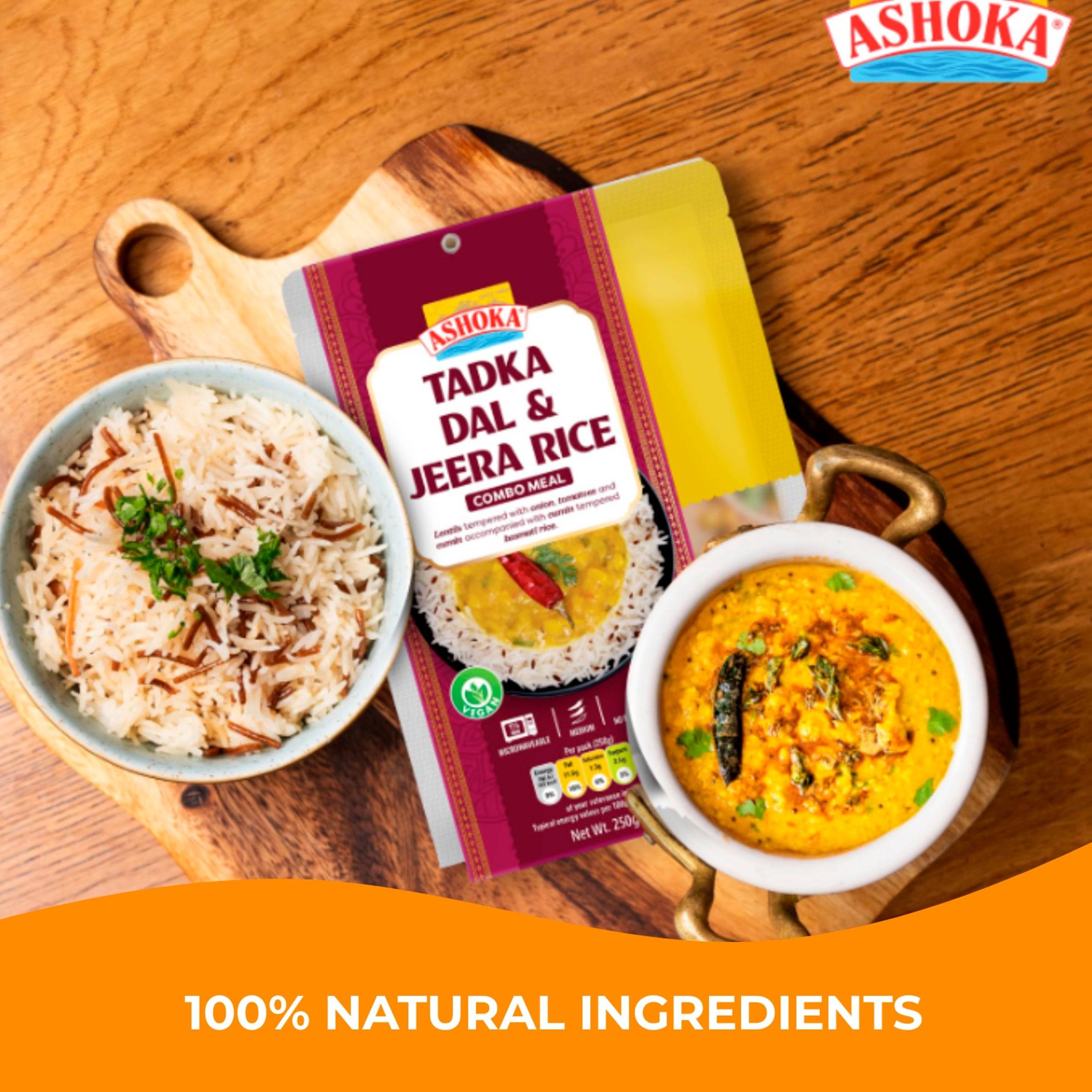 Ashoka Tadka Dal with Jeera Rice 250g thumbnail 3