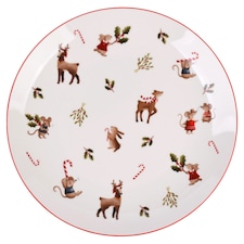 F&F Home Kids Christmas character plate