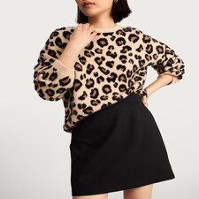 F&F Tailored Mini Skirt in Black thumbnail 3