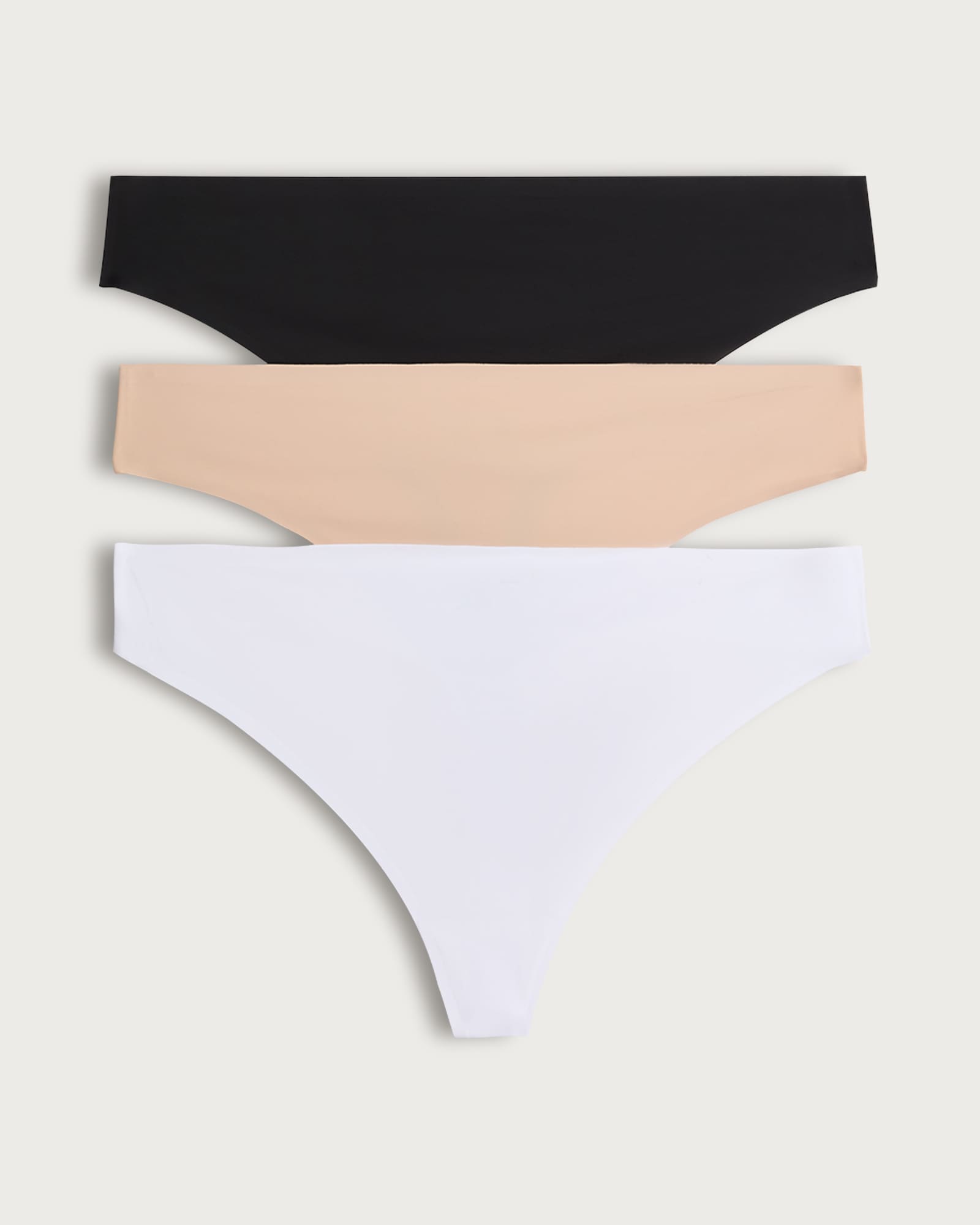 F&F 3-Pack Bonded Thongs in Multi Black White thumbnail 4