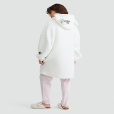 Hello Kitty Fleece Textured Pyjama Hoodie in Cream thumbnail 3