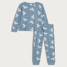 Harry Potter Hedwig Print Pure Cotton Pyjamas in Multi