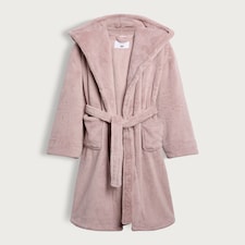 F&F Hooded Dressing Gown in Pink thumbnail 4