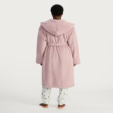F&F Hooded Dressing Gown in Pink thumbnail 3