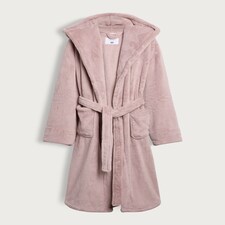 F&F Hooded Dressing Gown in Pink thumbnail 4