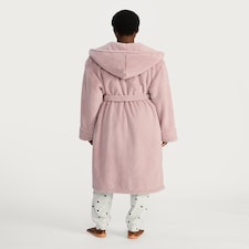 F&F Hooded Dressing Gown in Pink thumbnail 3