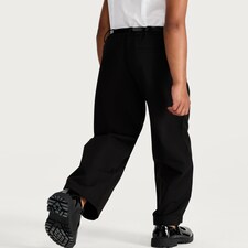 F&F School Girls Wide Leg Belted Trousers in Black thumbnail 2