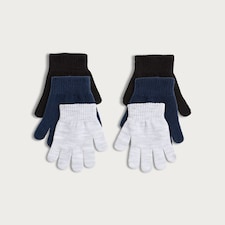 F&F Boys 3-Pack Magic Gloves in Multi