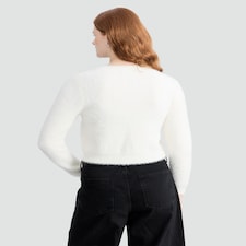 F&F Textured Pocket Front Button Up Cardigan in Cream thumbnail 3