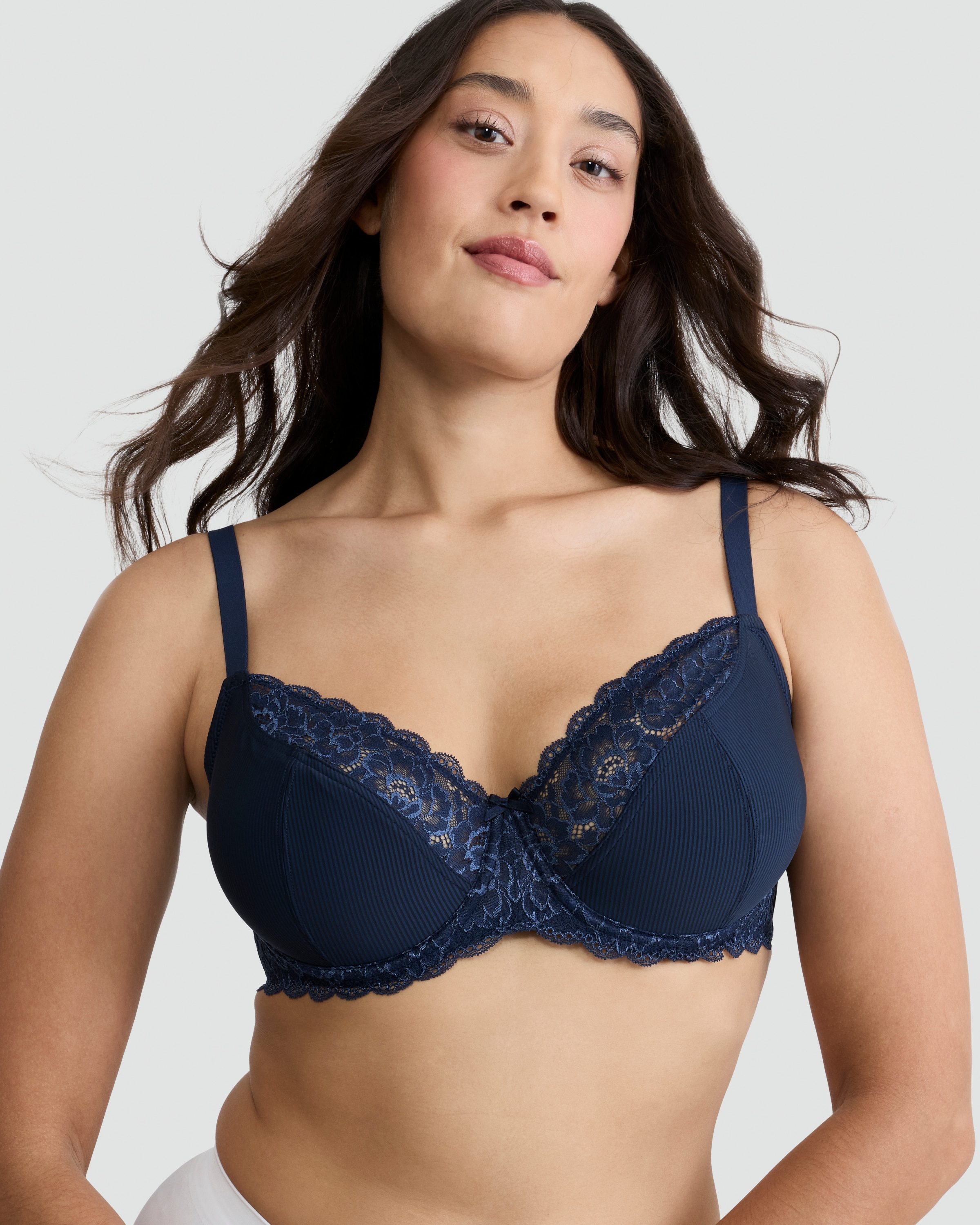 F&F 2-Pack Fuller Bust Floral Lace Wired Bras in Pink