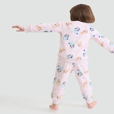 Bluey Minky Fleece Pyjamas in Pink thumbnail 5