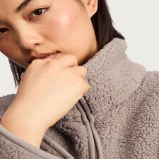 F&F Textured Funnel Neck Zip Through Jacket in Natural thumbnail 3