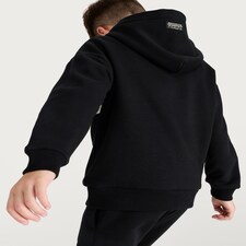 F&F Boys 2-Piece Cotton Rich Beyond All Limits Hoodie and Joggers Set in Black thumbnail 4