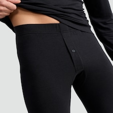 F&F WARMPLUS™ Medium Warmth Thermal Long Johns in Black thumbnail 2