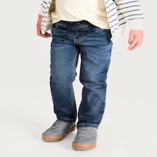 F&F Boys Cotton Rich Pull On Jeans in Blue thumbnail 2