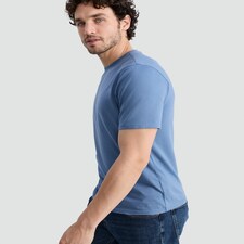 F&F Pure Cotton Short Sleeved T-Shirt in Blue thumbnail 2