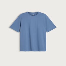 F&F Pure Cotton Short Sleeved T-Shirt in Blue thumbnail 4