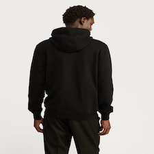 F&F Regular Fit Cotton Rich Drawstring Hoodie in Black thumbnail 3