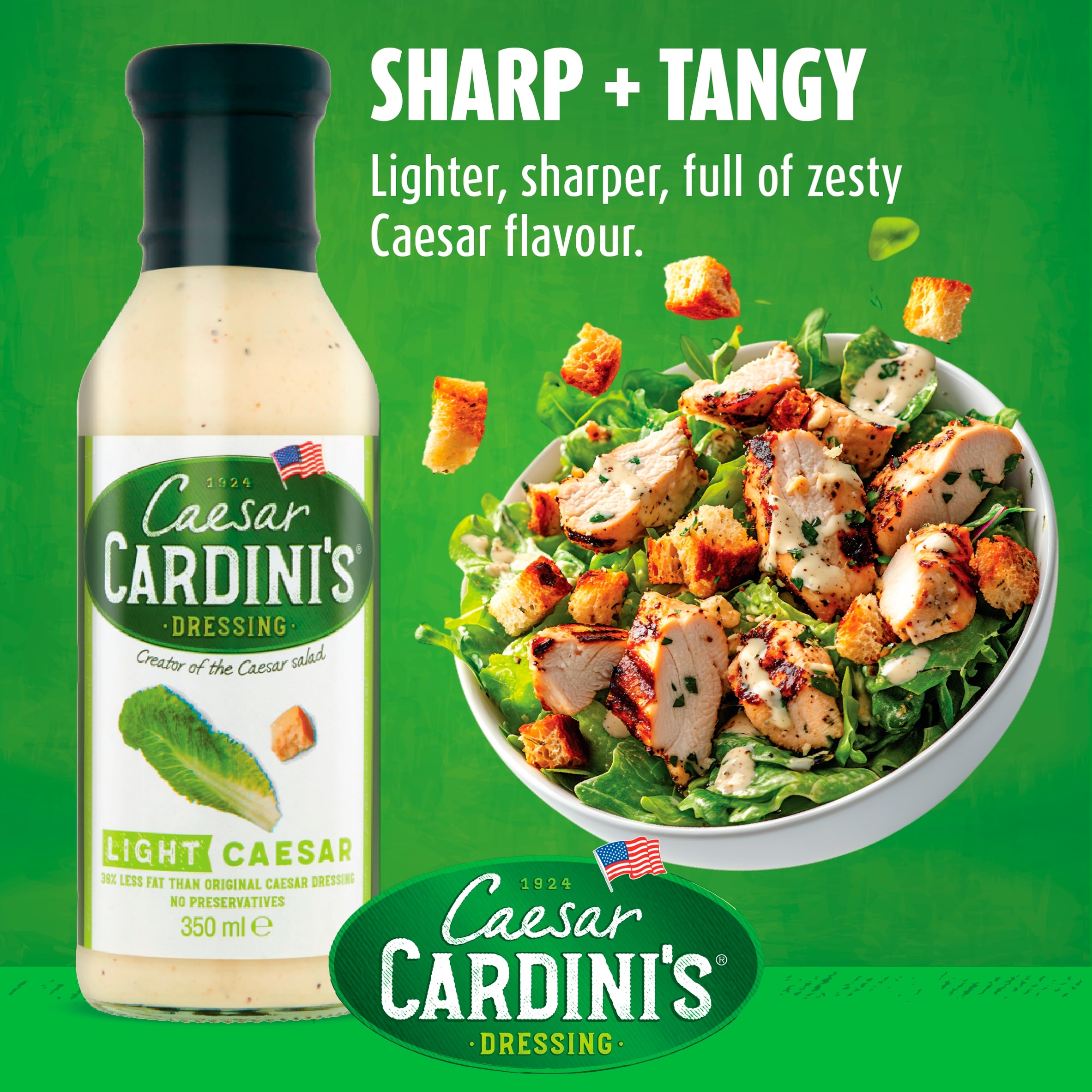 Cardini's Light Caesar Dressing 350ml thumbnail 2