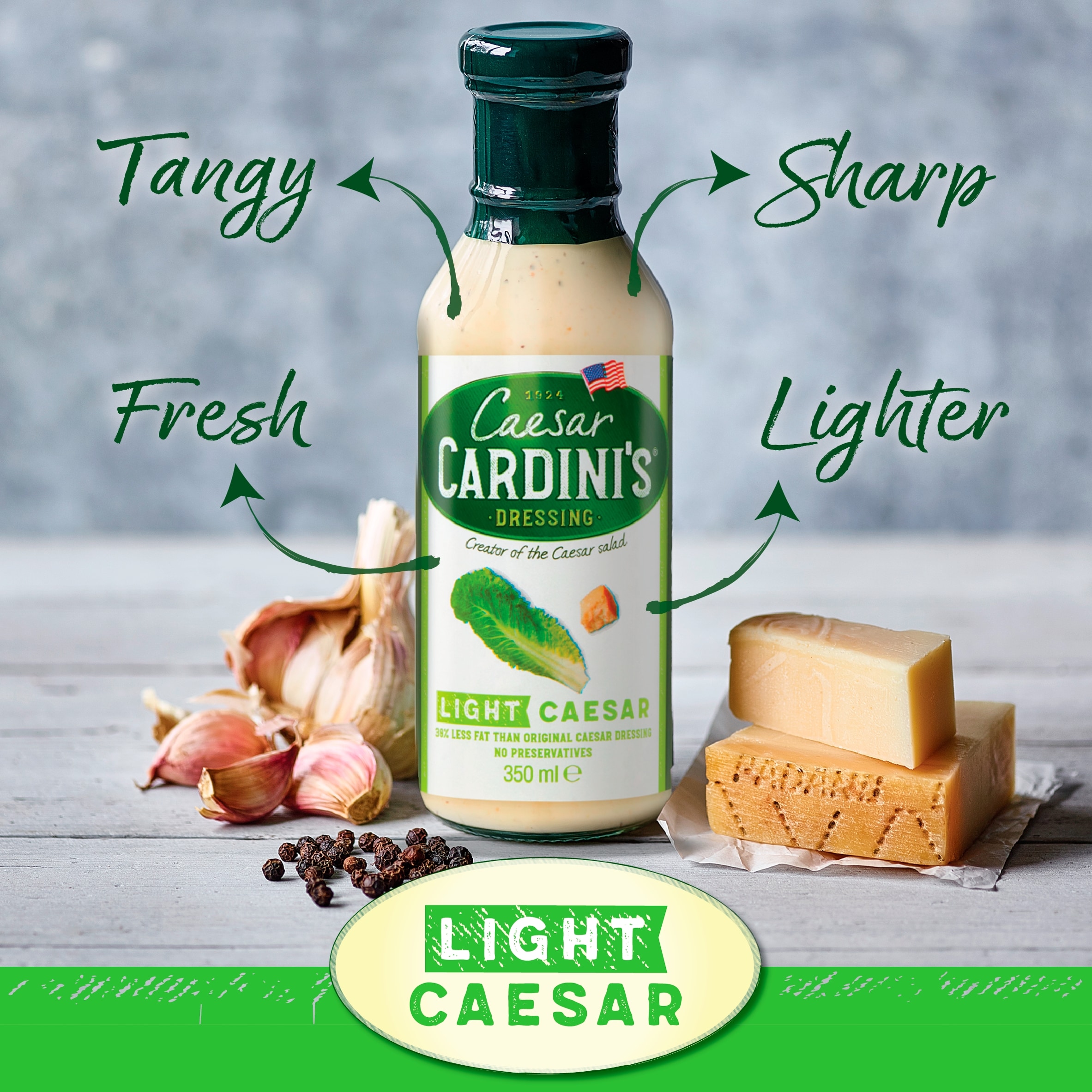 Cardini's Light Caesar Dressing 350ml thumbnail 3