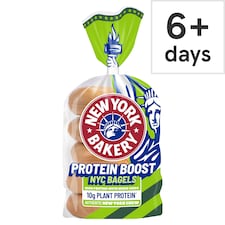 New York Bakery Protein Boost Sliced Bagels 5 pack