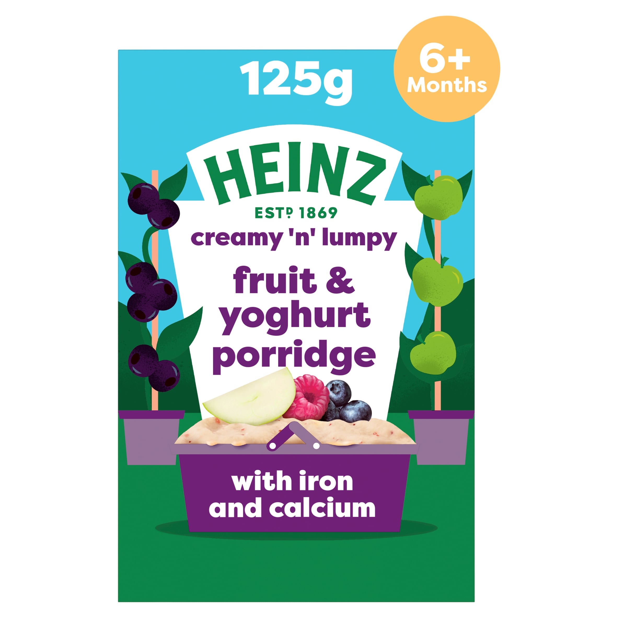 Heinz Fruit & Yoghurt Porridge 6+ Months 125g