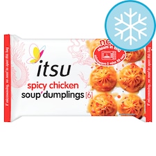 itsu spicy chicken soup dumplings 168g
