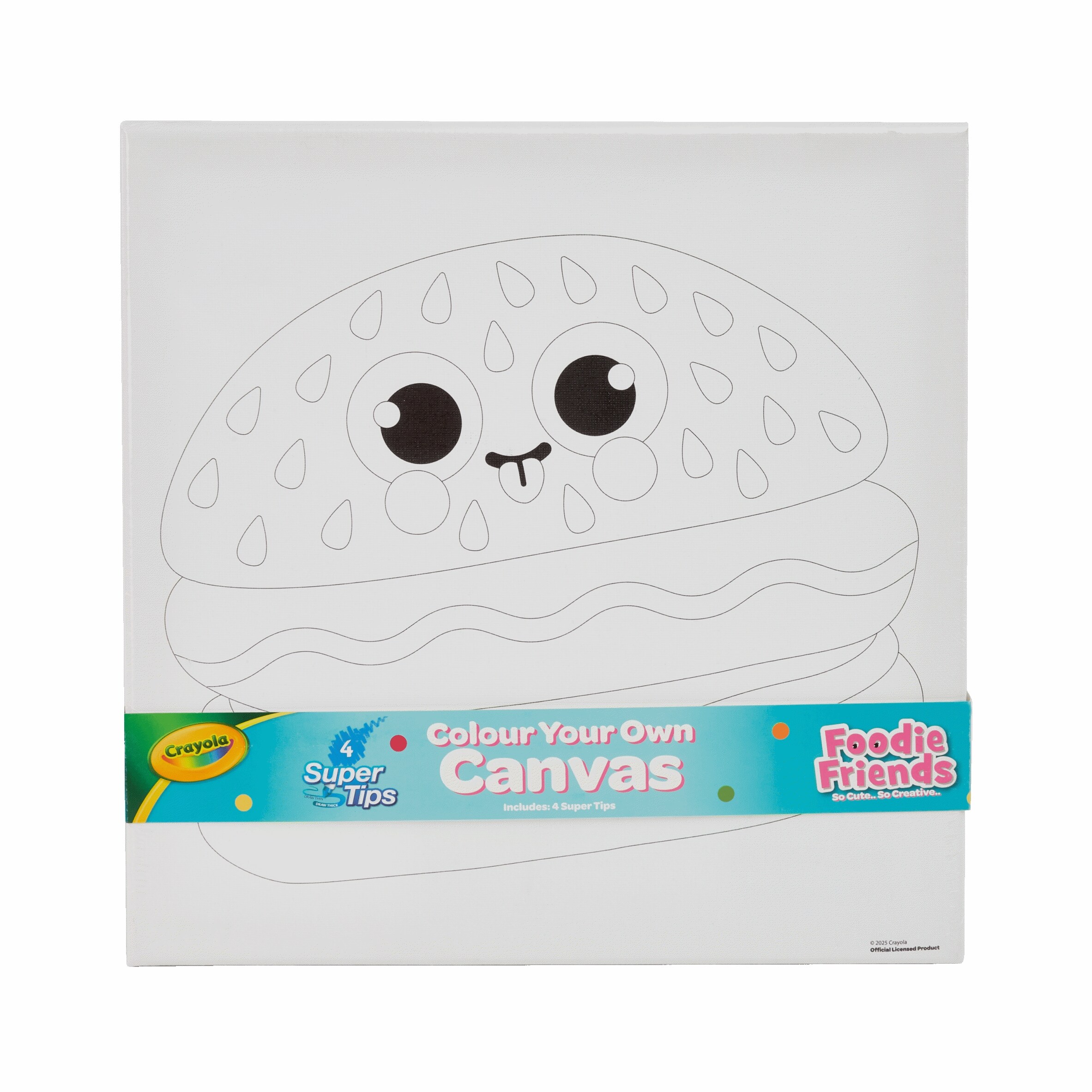 Crayola Canvas with 4 Pens Foodie Friends thumbnail 2