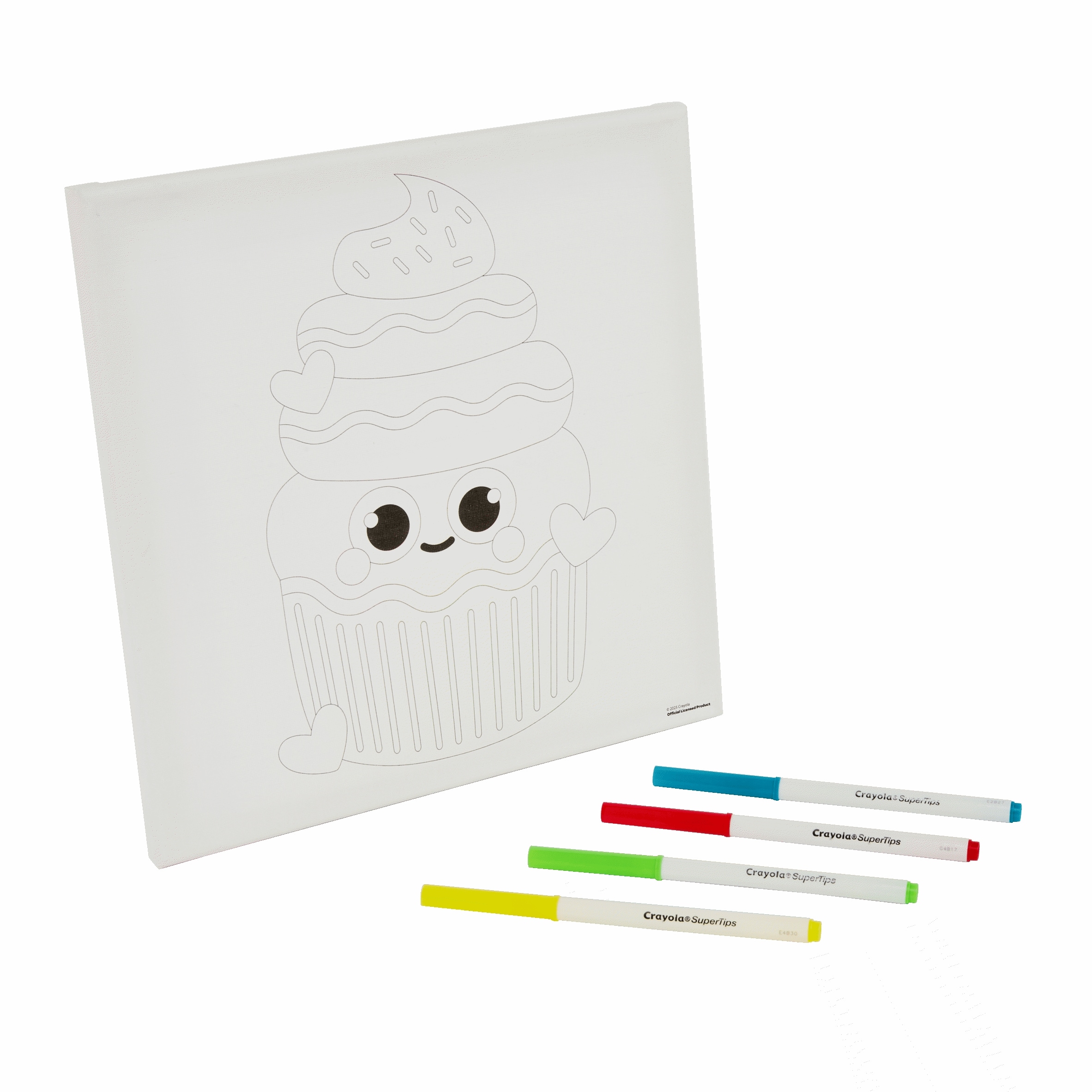 Crayola Canvas with 4 Pens Foodie Friends thumbnail 3