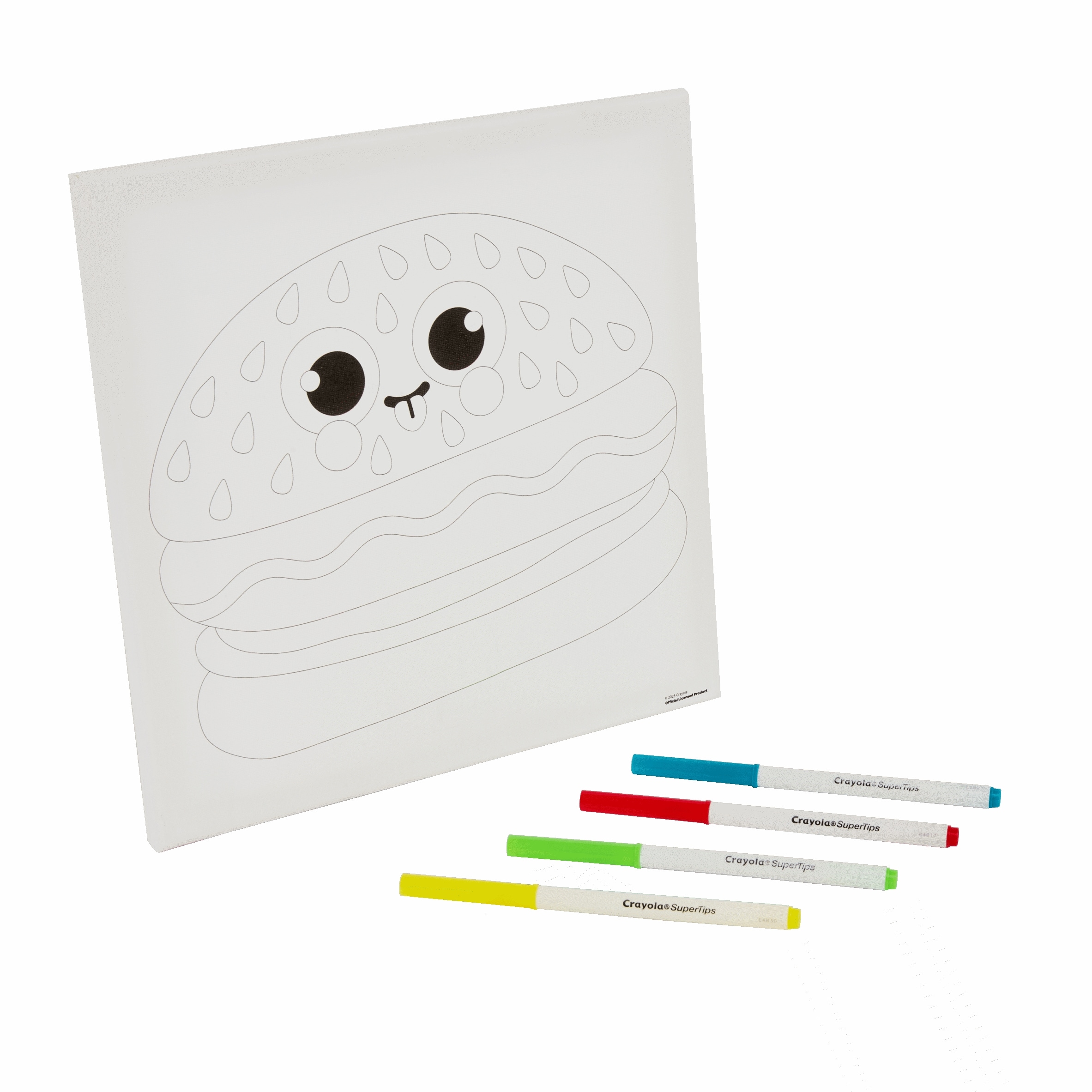 Crayola Canvas with 4 Pens Foodie Friends thumbnail 4