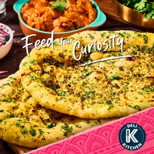 Deli Kitchen 2 Flame Baked Indian Naan Breads 400g thumbnail 3