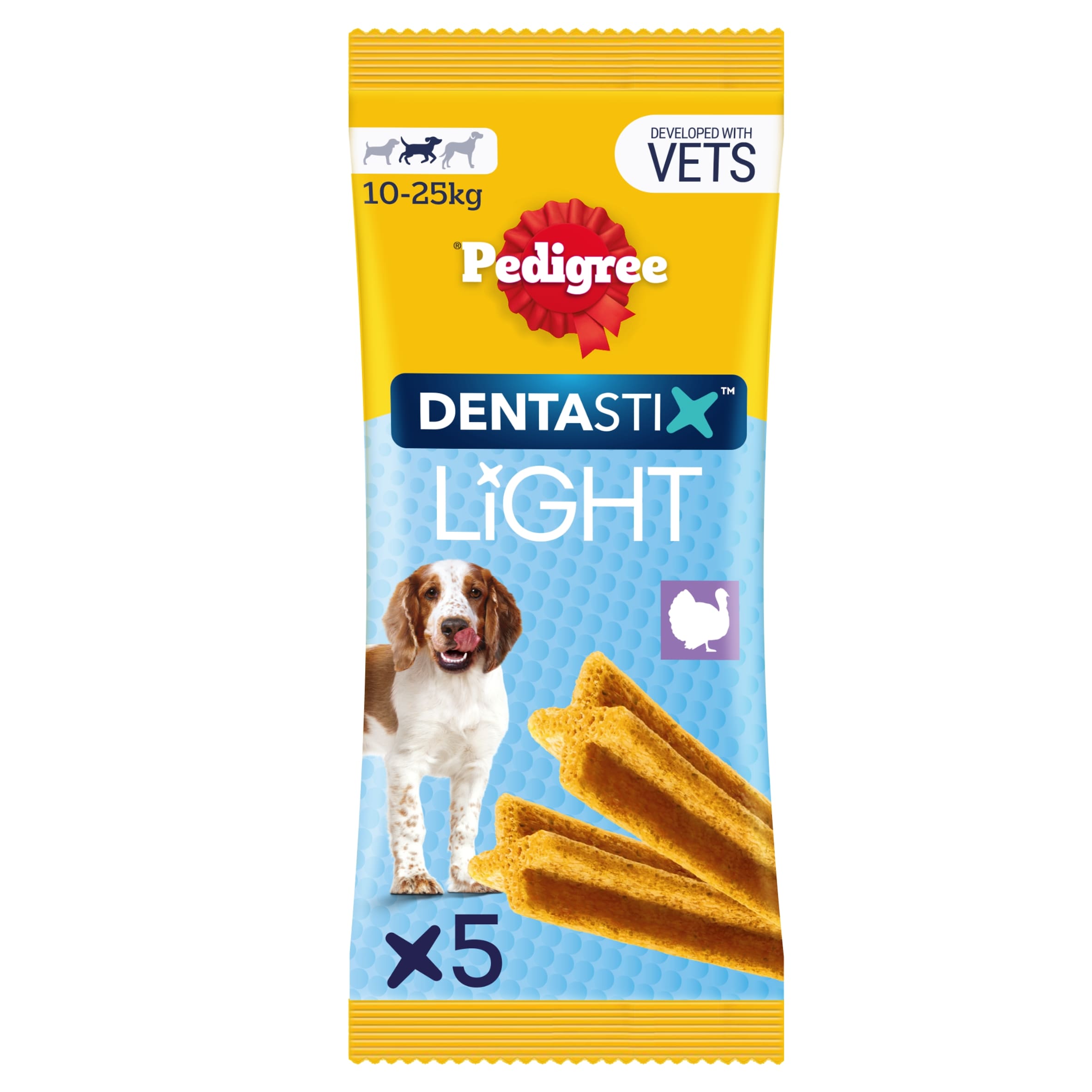 PEDIGREE DentaStix Light Daily Dental Chews Medium Dog Treats 5 Dental Sticks