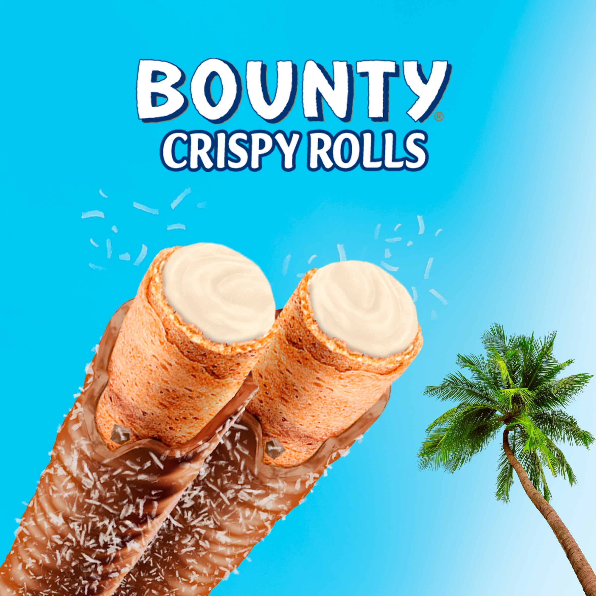 Bounty Milk Chocolate Crispy Rolls 5 pack 117g thumbnail 2