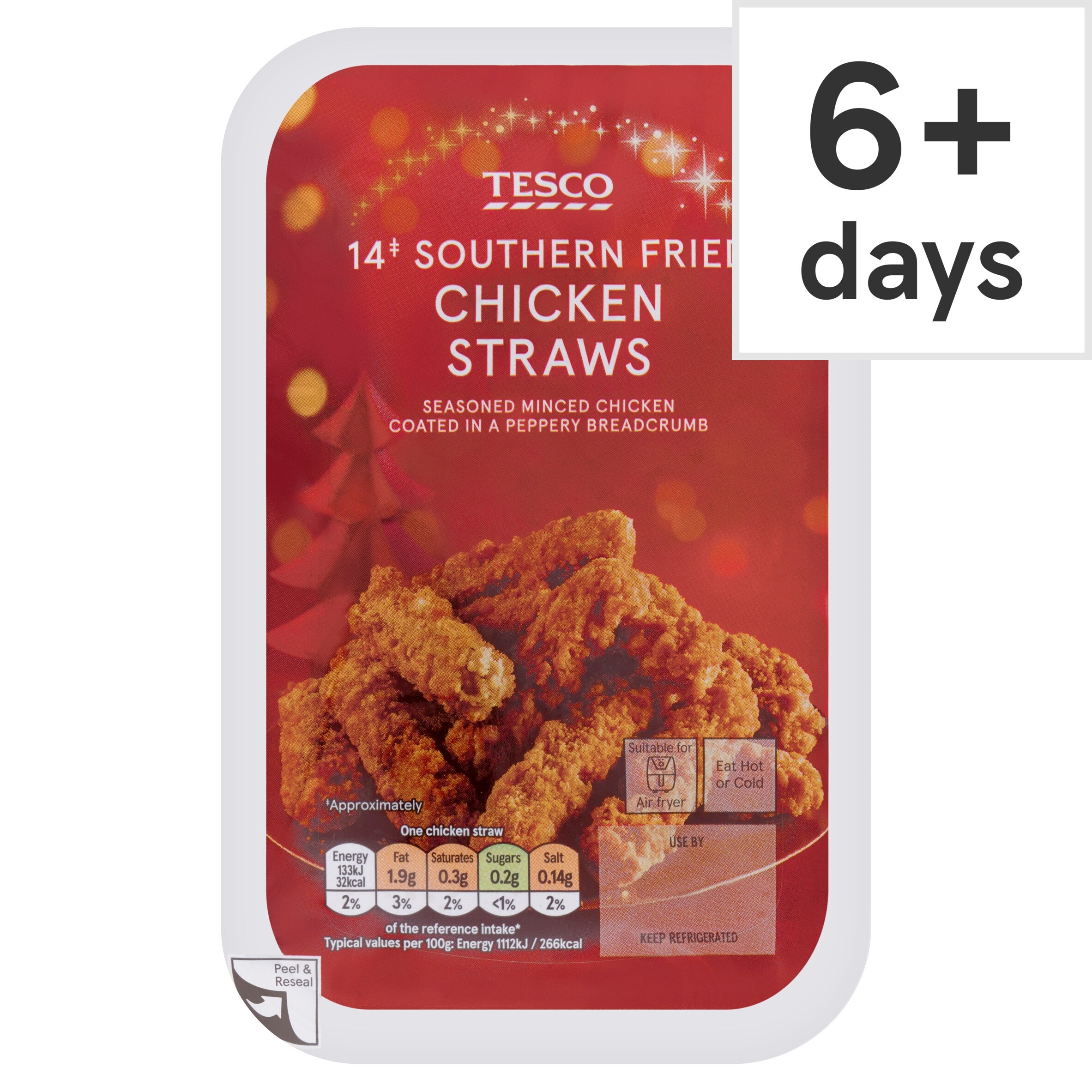 Tesco 14 Southern Fried Chicken Straws 161g