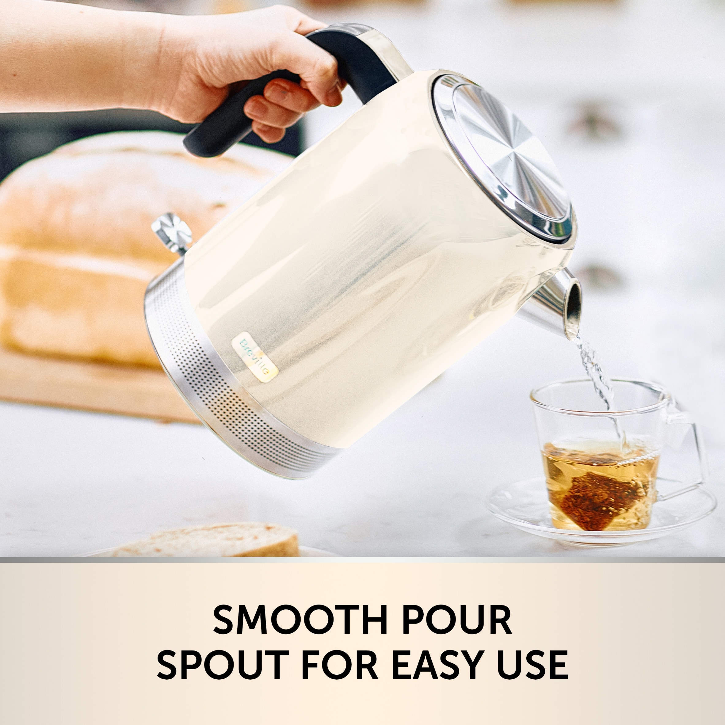 Breville High Gloss Kettle Cream thumbnail 3