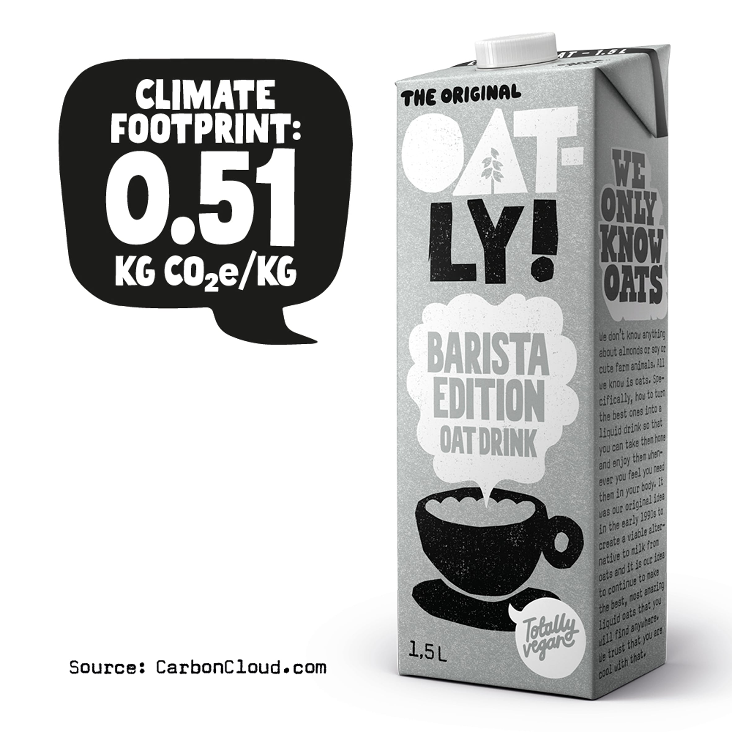 Oatly Oat Drink Barista Edition 1.5L x3 thumbnail 4